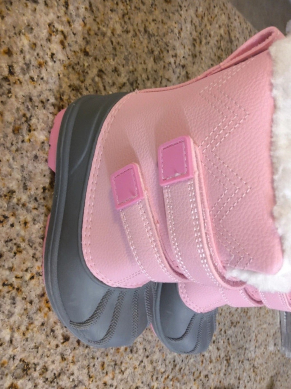 Kids Pink Winter Boots